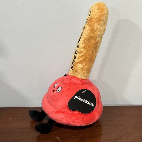 Punchkins Plunger “It’s Going Down” Plush Stuffed Toy Rare HTF 11” - Picture 2 of 8